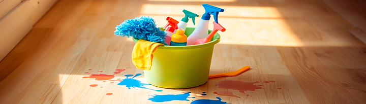 Cómo eliminar restos de yeso y pintura de suelos sin dañarlos - SAUBER Cleaning & Services